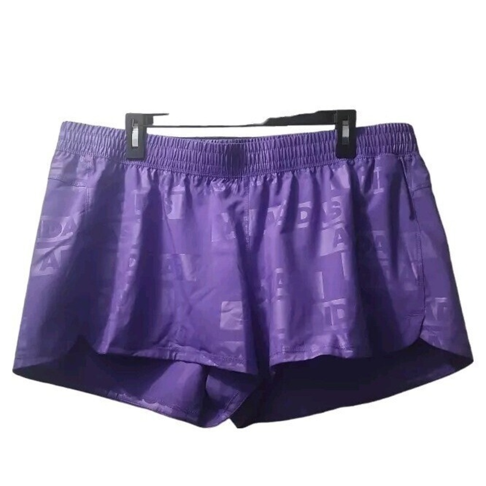 Adidas Women's Size XL Pacer Shorts Purple